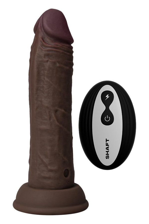 Vibromasseur réaliste beige SHAFT compatible harnais