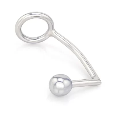 Cock ring avec crochet anal acier inoxydable Xbliss