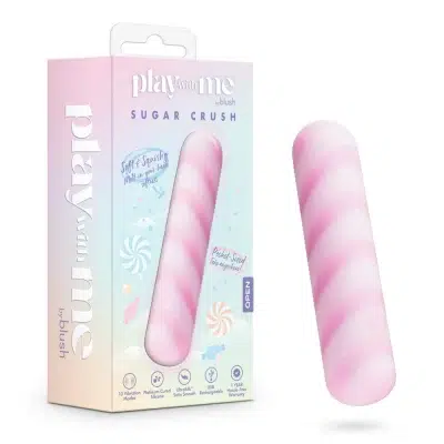 Vibromasseur Sugar Crush bullet rose silicone 4 pouces