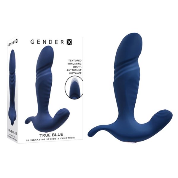True Blue va-et-vient silicone waterproof