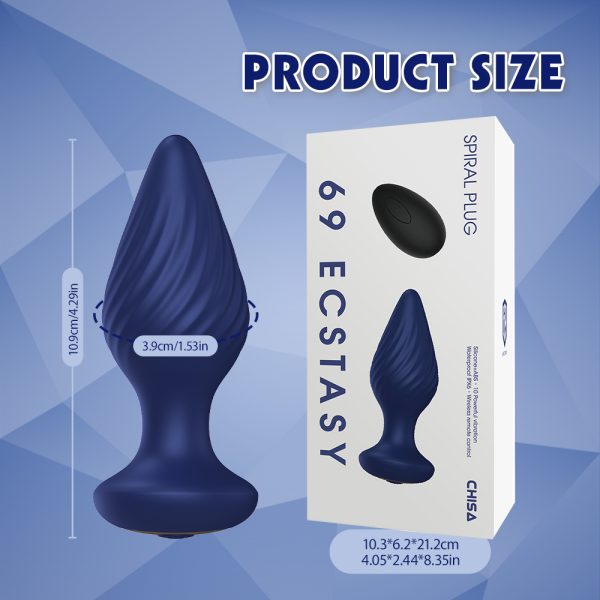 Plug anal premium silicone liquide 69 Ecstasy