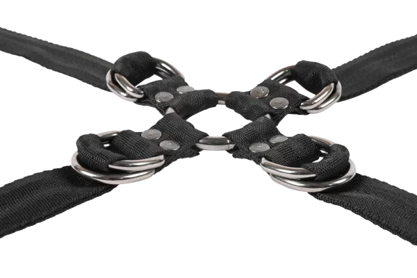 Connecteur hogtie 8 D‑rings et 1 O‑ring – Sportsheets