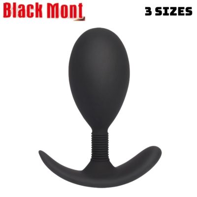 Plug anal boule interne Black Mont