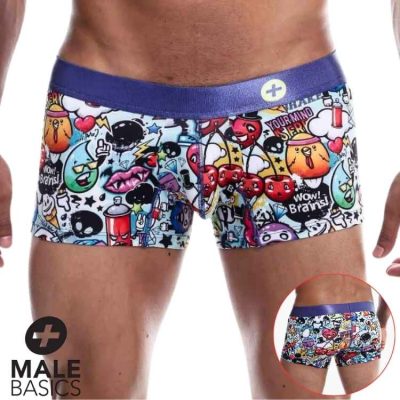 Boxer Court Hipster Cherries de MaleBasics imprimé cerises BD