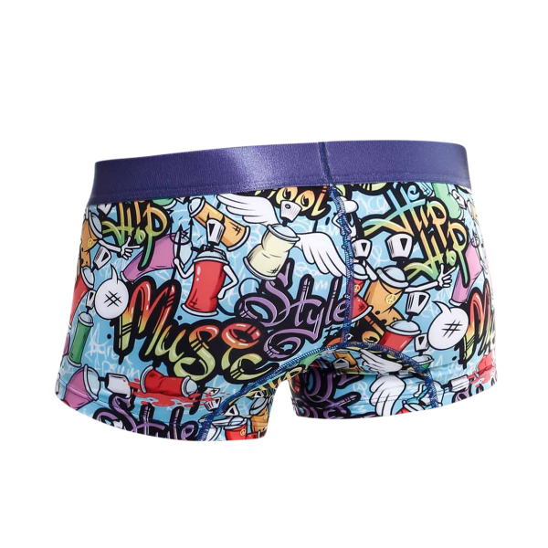 Boxer court graffiti urbain MaleBasics Music
