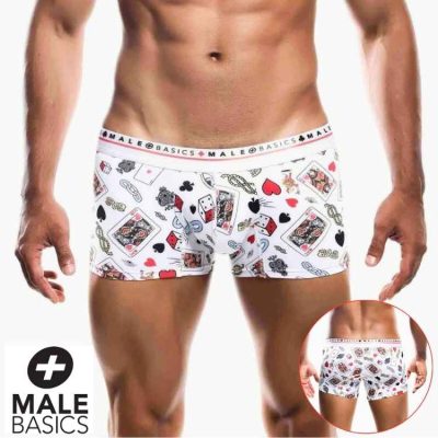 Boxer Court Hipster Poker de MaleBasics imprimé cartes