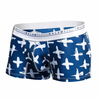 Boxer homme bleu moderne MaleBasics Santorini