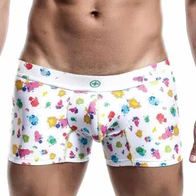 Boxer homme MaleBasics White Splash Canada
