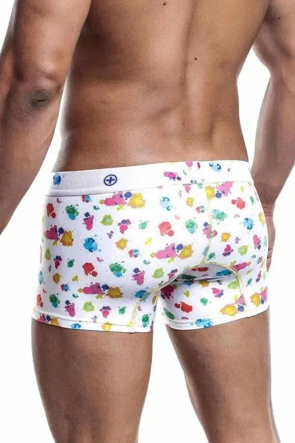 Sous-vêtement masculin MaleBasics White Splash coupe hipster