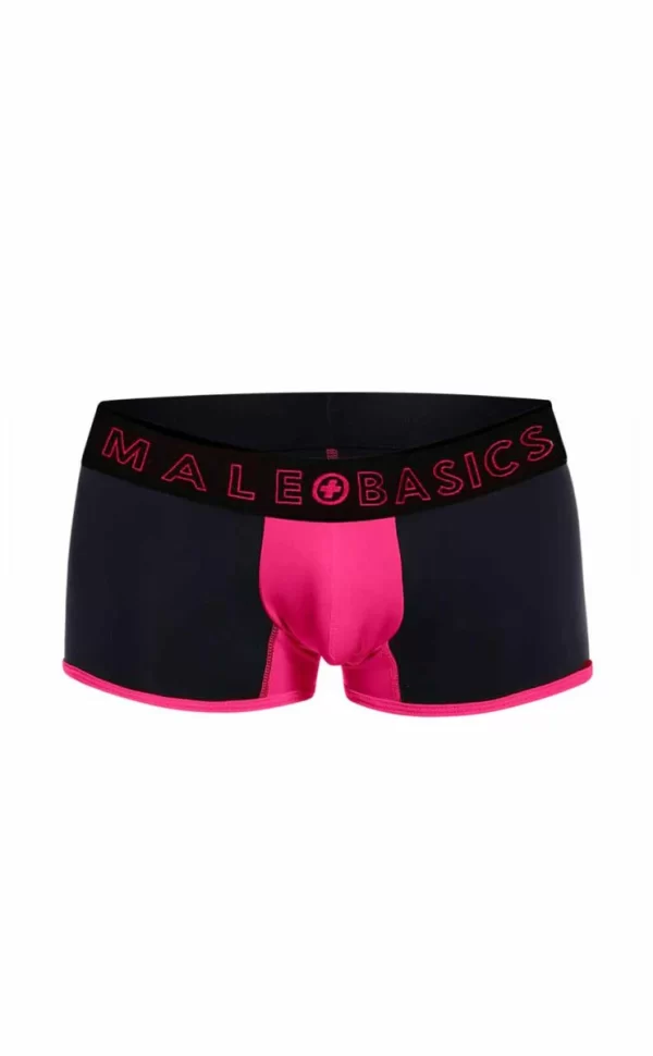 Boxer court Neon Trunk MaleBasics Corail