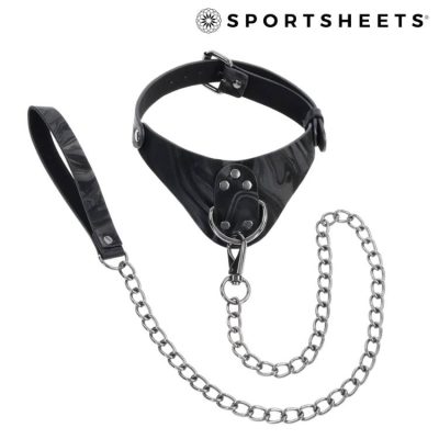 Collier & Laisse Velvet Noir BDSM