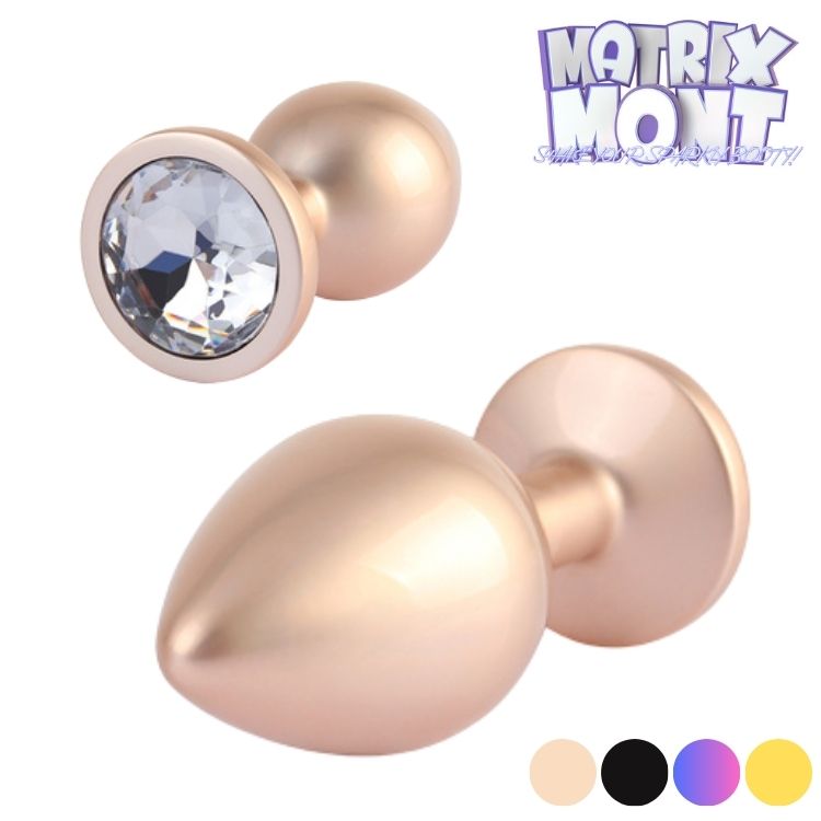 Boîte du Gem Butt Plug Medium Matrix Mont, 2.9 pouces insérables, finition luxueuse.