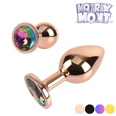 Boîte du Gem Butt Plug Medium Matrix Mont, 2.9 pouces insérables, finition luxueuse.