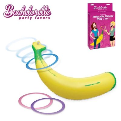 Inflatable Banana Ring Toss – boîte du jeu Bachelorette Party