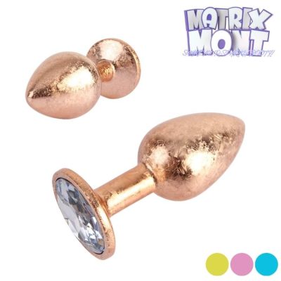 2️⃣ Plug anal rose Nebula Gem Small en aluminium, design élégant et sécuritaire pour débutants.
