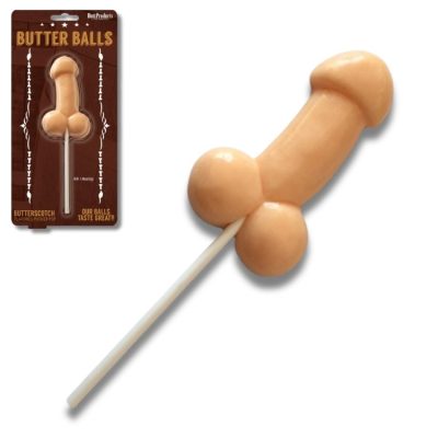 Sucette pénis caramel au beurre