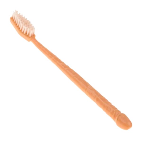 Toothbrush with Pecker Handle gag cadeau
