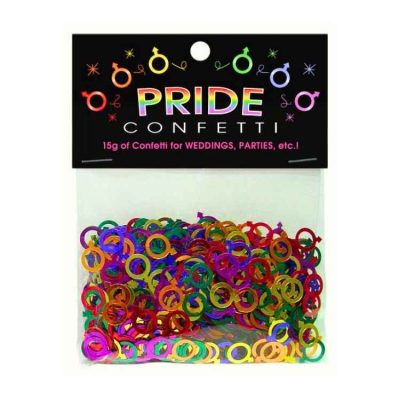 Pride Confetti (3) Pride Confetti – version Lesbian – symboles féminins arc-en-ciel