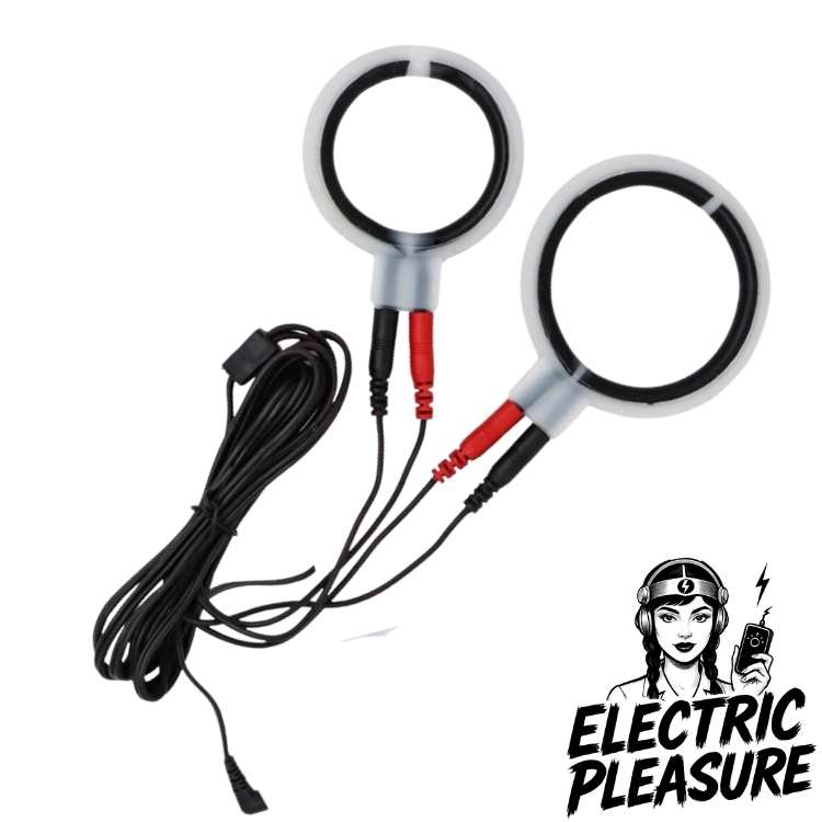 « Pulse 2 Rings – Medical Pleasure, deux anneaux péniens électro-stimulants »