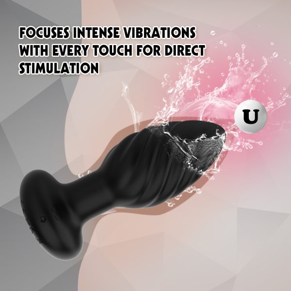 Plug anal étanche IPX6 rechargeable USB – Spiral Mellow Plug