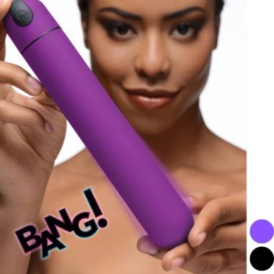 Femme tenant le vibromasseur XL