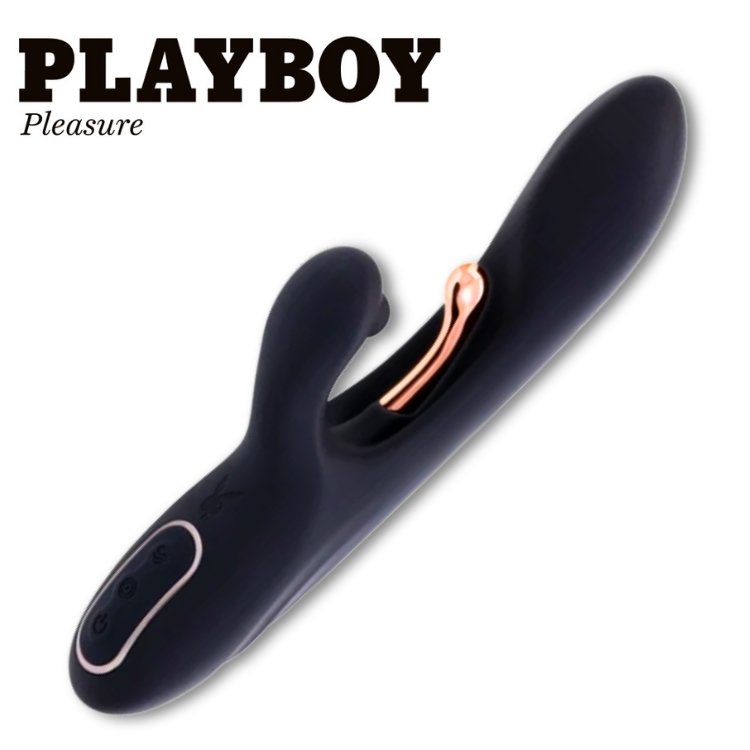 Vibromasseur Aureus Playboy Pleasure – triple moteur rose gold