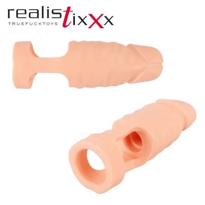 Ball Stretcher – Realistixxx (4) Cock ring extensible pour double pénétration