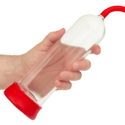 Magnified Pump – Optimum Series (2) Cylindre et manchon en silicone rouge – CalExotics