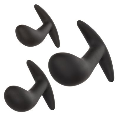 Silicone Prostate Kit – CalExotics (4) Ensemble Silicone Prostate Kit – CalExotics noir