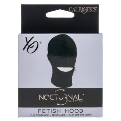 Fetish Hood – Nocturnal Collection (2) Cagoule en lycra respirant avec bouche zippée