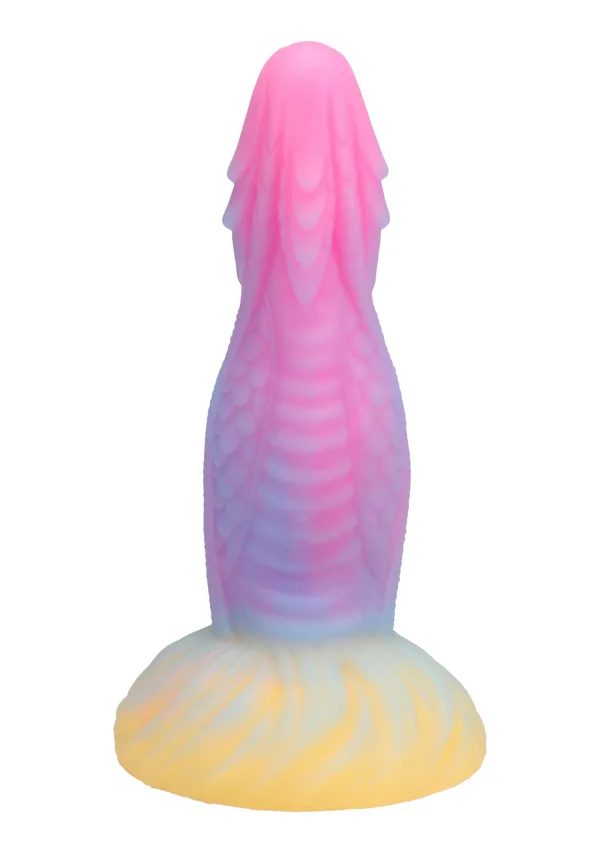 Dildo fantaisie aux textures écailleuses