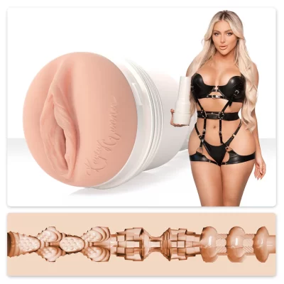 Fleshlight Girls Kayley Gunner sur lit – présentation produit