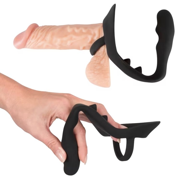 ring and plug Black Velvets sur mannequin