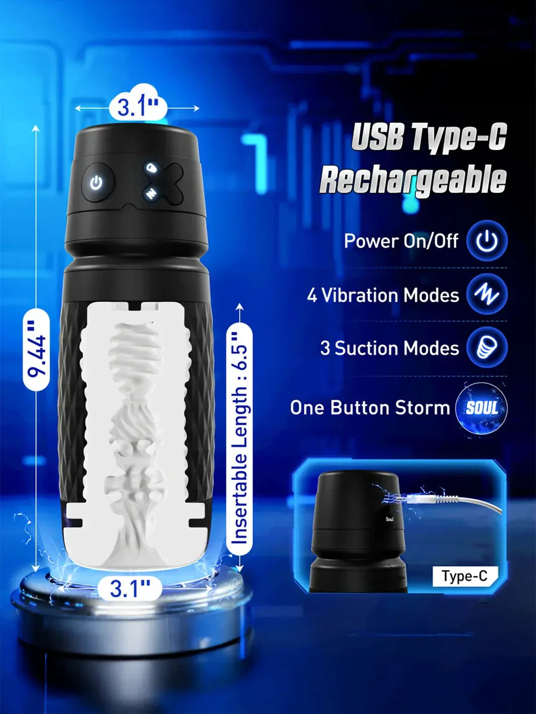 CyberSkin The Warrior internal design