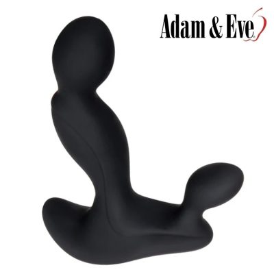 Adam’s Vibrating Triple Probe en silicone noir