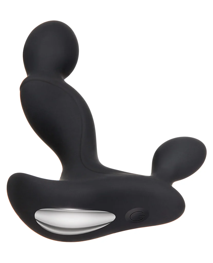 Adam’s Vibrating Triple Probe en silicone noir