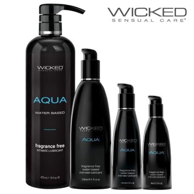 Lubrifiant à base d’eau Aqua Wicked flacon noir