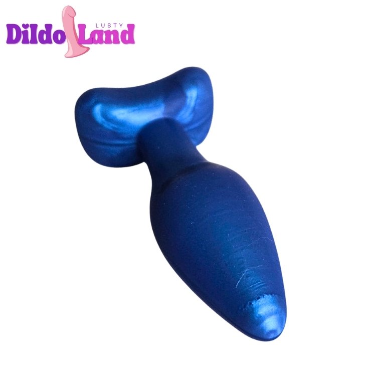 Plug anal bleu métallique Boutique Le Prince