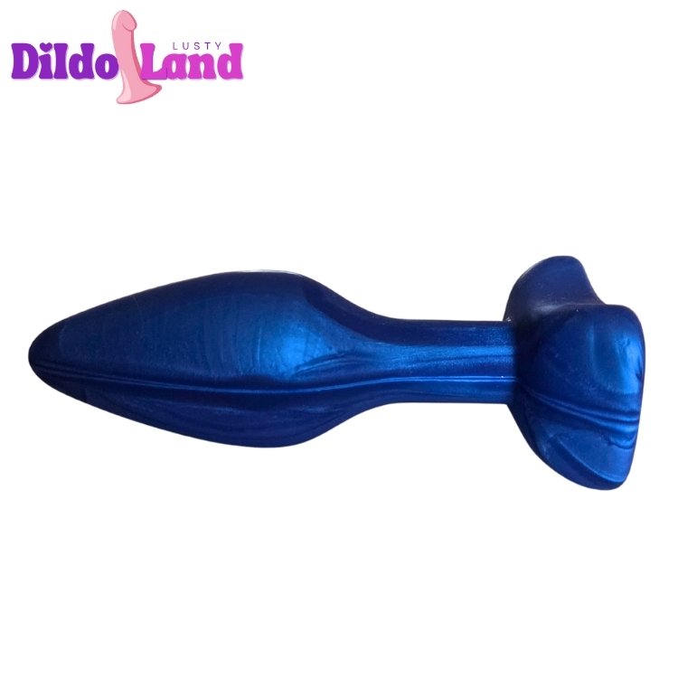 Plug anal lisse bleu Comète Bleue