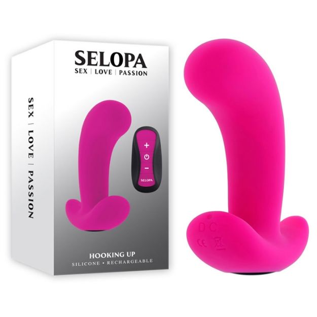 Emballage du Hooking Up Selopa, vibromasseur rechargeable waterproof