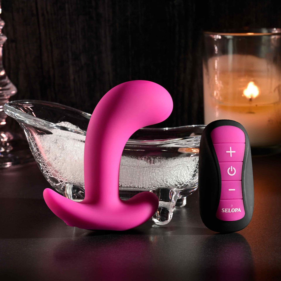 Vibromasseur prostatique Hooking Up Selopa en silicone rose