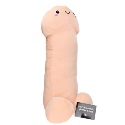peluche pénis humoristique beige