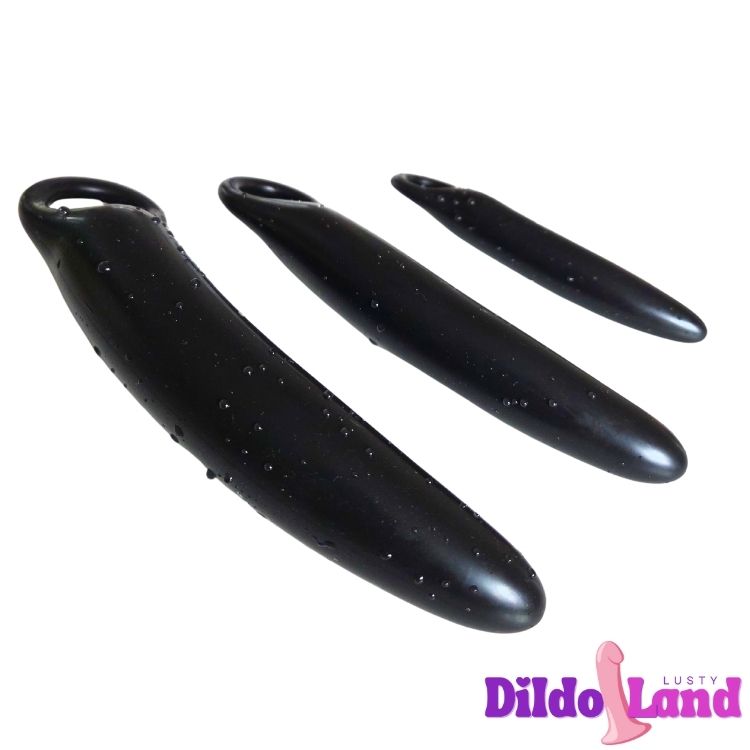 trio de dilatateurs TPE noirs