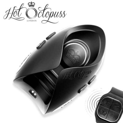 Masturbateur PULSE SOLO LUX Hot Octopuss avec télécommande au poignet - technologie PulsePlate 4850 tr/min édition smoke