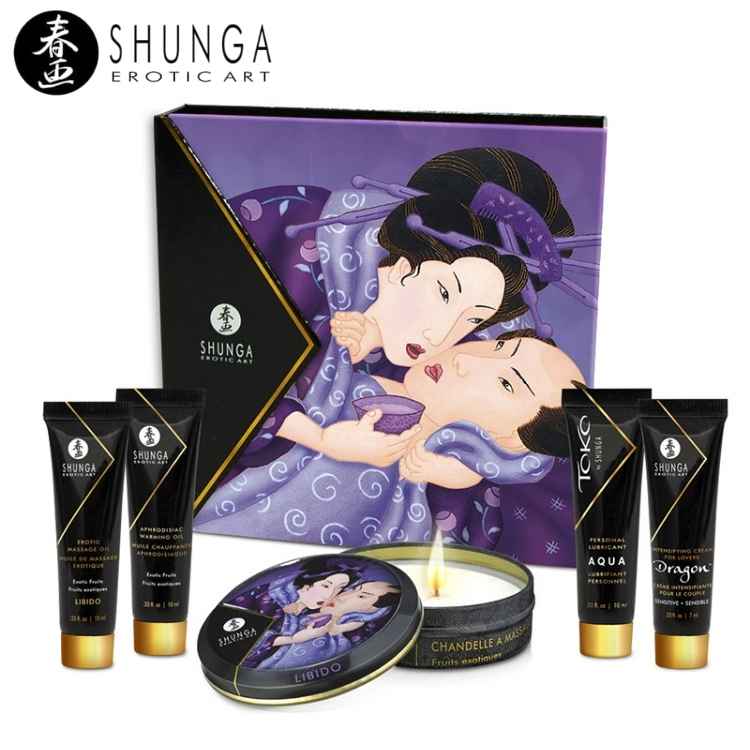 Coffret Shunga Secrets de Geisha Fruits Exotiques