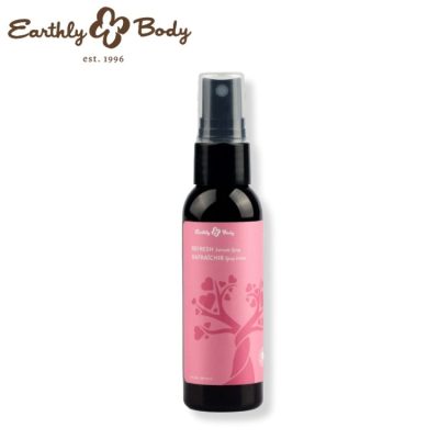 Hemp Seed Moisturizing Oil Spray 8 oz Earthly Body - flacon spray avec 4 fragrances - huile corporelle vegan pour hydratation et massage