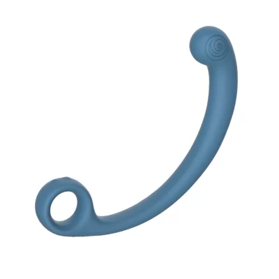 SVibe AXI Snail Spot Wand bleu teal - stimulateur point G prostate avec technologie AuraTouch - mouvement fingering naturel - silicone médical waterproof