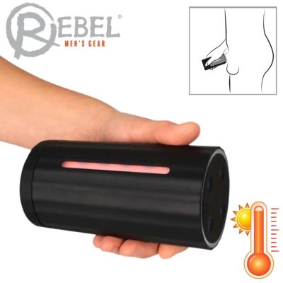 Masturbateur chauffant avec LED Rebel