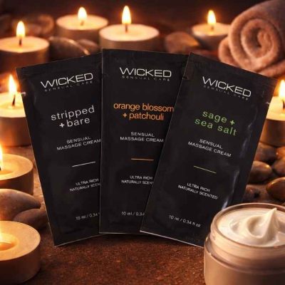 3X Crème de Massage Sensuelle 10ml Wicked