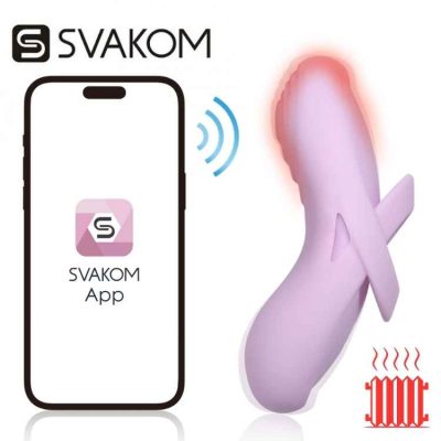 ECHO 2 SVAKOM vibromasseur clitoridien chauffant en silicone médical